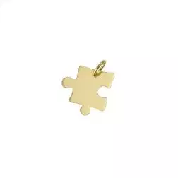 Ciondolo Puzzle Grande in Oro Giallo