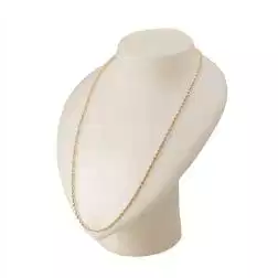 Collana Corda Oro Giallo 60cm x 3.30mm