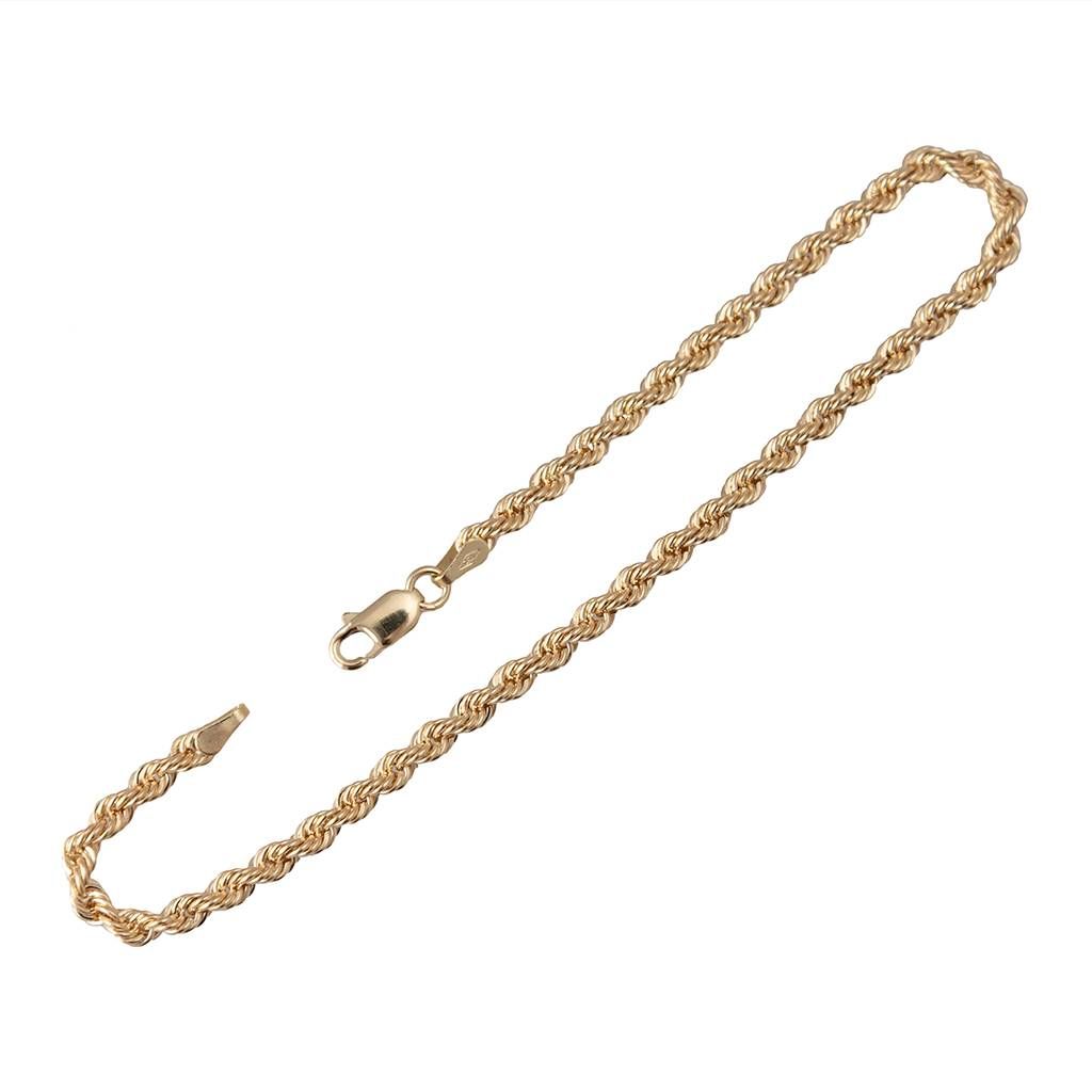 Bracciale Corda Oro giallo 16cm x 3.3mm