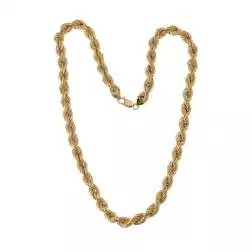 Collana Corda x 7.70mm Oro Giallo