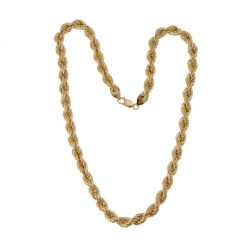 Rope Necklace x 7.70mm Yellow Gold