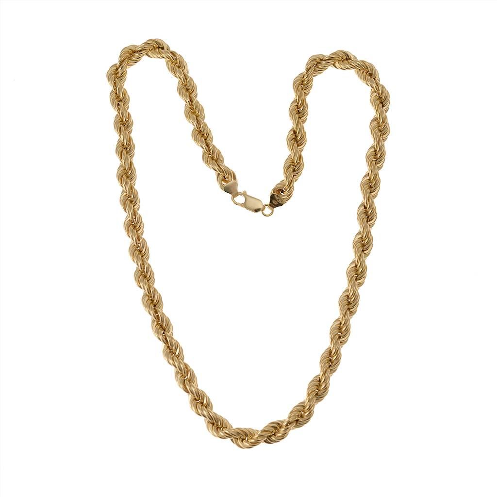 Rope Necklace x 7.70mm Yellow Gold