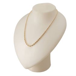 Girocollo corda scalare 42cm x 4mm-2mm