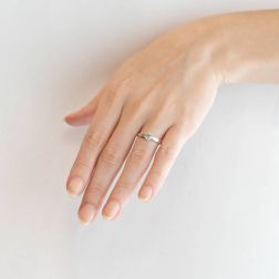 Solitario Band 0.70ct foto indossata