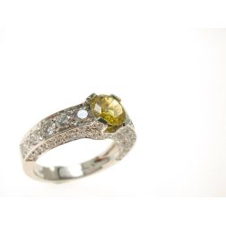 Solitario Diamante Giallo