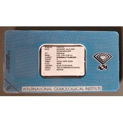 Diamante Certificato IGI 0.45 H IF