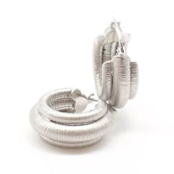 Knurled multi-strand bushings in 18kt White Gold