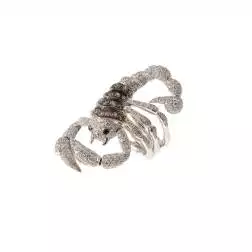 Anello Scorpione con Diamanti