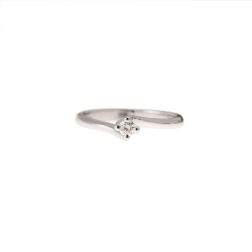 Solitaire ring Panarea 0.10ct
