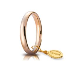 Fede Comoda Oro Rosa 3.5mm UNOAERRE