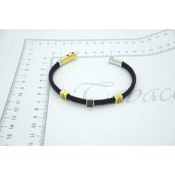 Sailorman Men's Bracelet in Yellow and White Gold