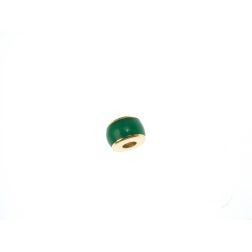 Green Enamel Round pendant