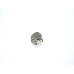18kt White Gold Mask pendant