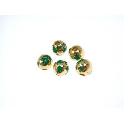 Green Enamel Globe Pendant