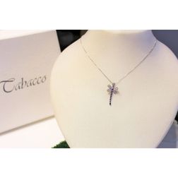 Ciondolo Libellula Viola e Blu