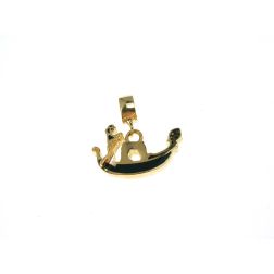 Enamelled Venice Gondola Pendant