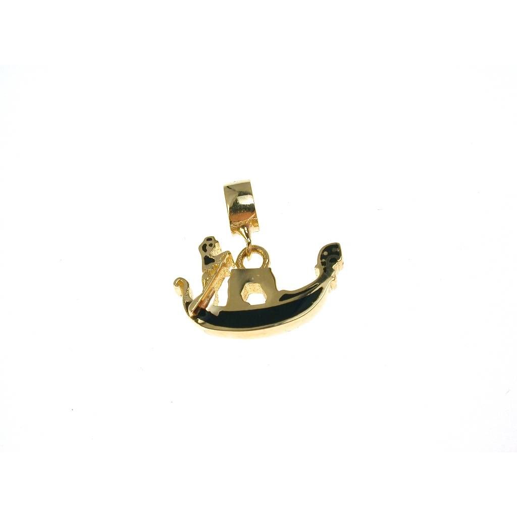 Enamelled Venice Gondola Pendant
