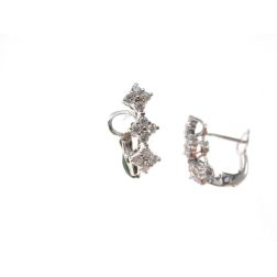 3 Rhomboid Diamonds Earrings
