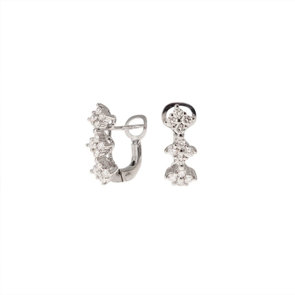 3 Rhomboid Diamonds Earrings