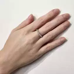 Veretta 7 Diamanti Suspended  0.39ct foto indossata