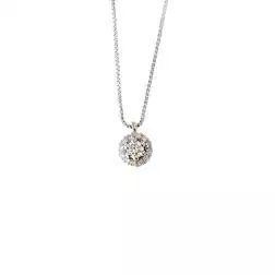 Girocollo Punto Luce Diamante 0.10ct Contornato
