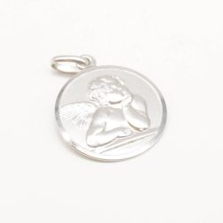 Medaglia Angioletto oro bianco