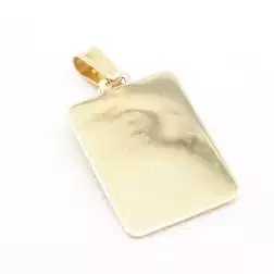 Madonna of the Finger yellow gold pendant retro