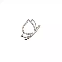 Ciondolo Farfalla in Volo con Diamanti