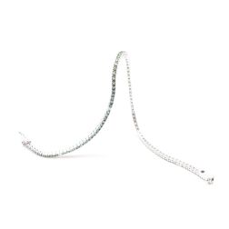 Tennis Bracelet 92 Emeralds and 5 Diamonds