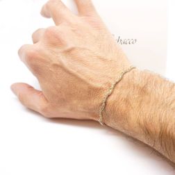 Bracciale Tennis Yellow Waves foto indossata