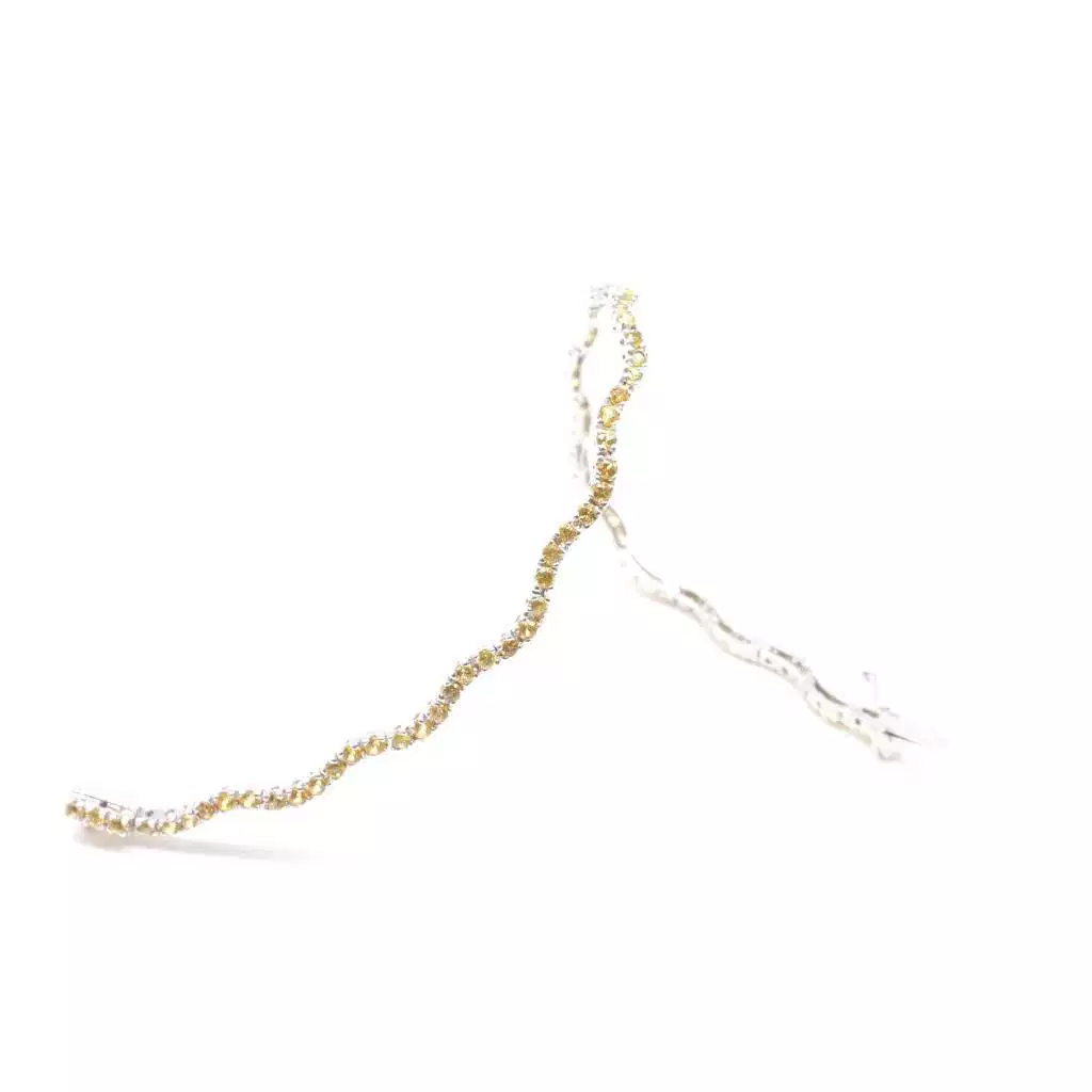 Bracciale Tennis Yellow Waves