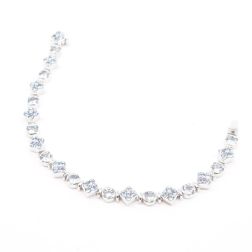 Aquamarine Tennis Bracelet