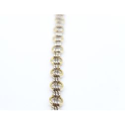 Bracciale 2 colori Chain - 19cm