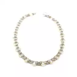 Bracciale 2 colori Chain - 19,50cm
