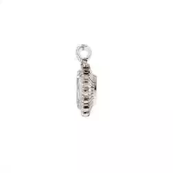 Ciondolo Kate con Acquamarina 10x9mm e Diamanti