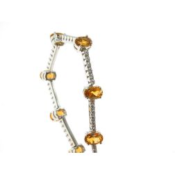 Bracciale Tennis Topazio Citrino