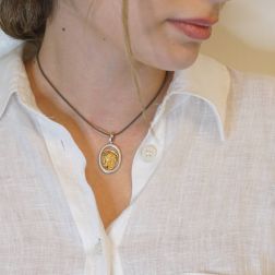 Two-tone Face of Jesus Medal
