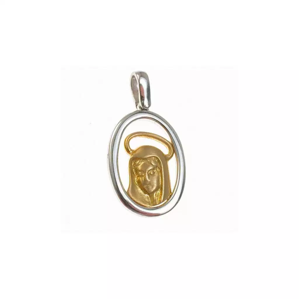 Two-tone Madonnina pendant