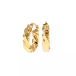 Boccole intrecciate a spirale Oro Giallo 18kt