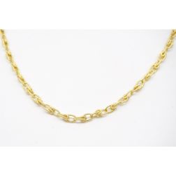 Collana a catena ritorta 55cm