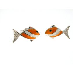 Orecchini Pesci Arancioni