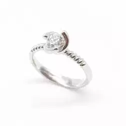 Anello Solitario in Platino e Diamante GIA 0.40 ct