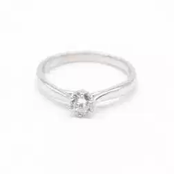 0.30ct GIA Diamond on Platinum "Ninfea" Solitaire Ring