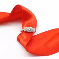 Platinum Trilogy Engagement Ring with GIA Diamond 0.30ct