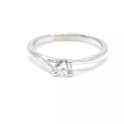 Anello solitario Contrariè con  Diamante  certificato GIA da 0,30 ct
