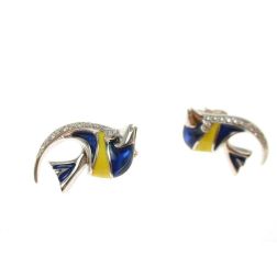 Orecchini Pesci Blu