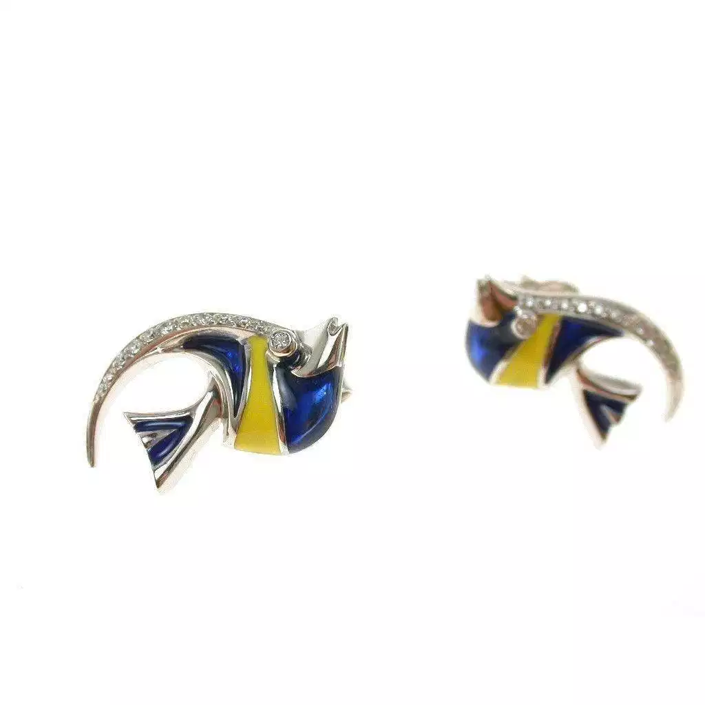 Orecchini Pesci Blu