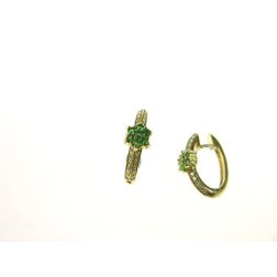 Boccole Green Flower Boccole Green Flower 36 Diamanti e Smeraldo
