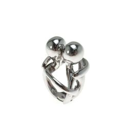 Anello Il Bacio in Oro Bianco