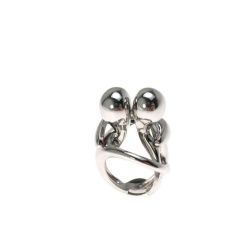 Anello Il Bacio in Oro Bianco